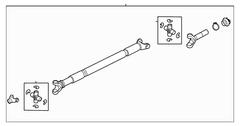 Drive Shaft <br>A that transfers power from the vehicles Drivetrain to its differentials Body Corrosion