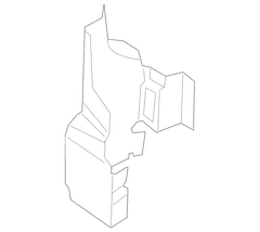 Floor Side Reinforcement Extension Rail - Right, Rear, Center