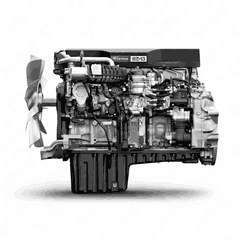 PowerChoice Engine DD13 12.8L GHG14, Built to ESN Specifications, With Jake Brakes