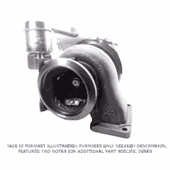 Series 50 Turbocharger, EPA98, 8L, Water-cooled, GTA4294, ETF