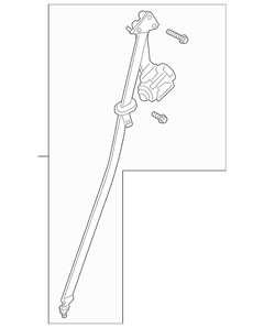 Belt Seat Shoulder Lap <br>Seat and Sandstone - Left, Rear, Outer (STANDARD)