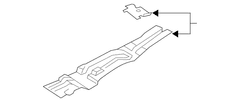 Floor Side Rail Frame Member - Left, Front (Extended Wagon)