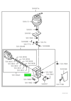 BRACKET,EXHAUST BRAKE 1