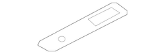 Door Window Switch Bezel Housing - Right, Rear (XL, XLT)