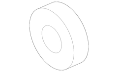 Castle Nut And Washer Fender Apron - M6, Front, Inner