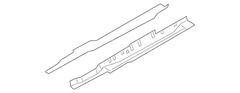 Floor Side Rail Reinforcement Sidemember Extension - Right, Front