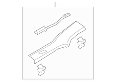 Door Sill Plate Scuff - Left