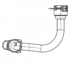 Coolant Line - Cylinder 2 A/C for DD13 EPA10