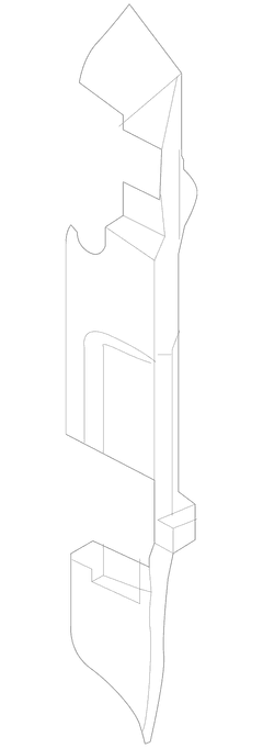 Door Hinge Cap Cover - Left