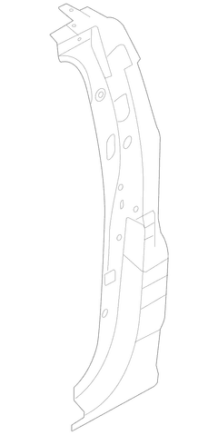 Body C-Pillar - Right, Rear, Inner