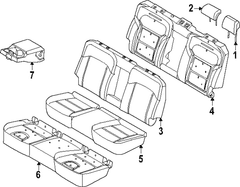 Seat Cover Cushion <br>A that replaces the original equipment back and bottom Covers of a