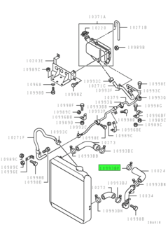 CLIP,RADIATOR PIPING 1