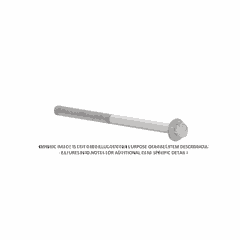 M8 x 140 Hexagon Head Screw, Grade 10.9