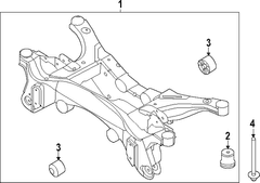 Differential Mount Insulator - Rear