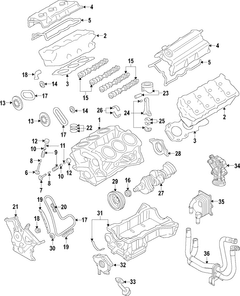 Engine Piston And Pin - Left 3.5L (Police)