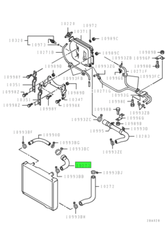 HOSE,RADIATOR,UPR 1