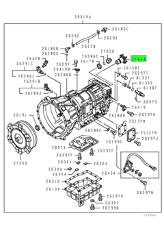 FLANGE,A/T OUTPUT 1