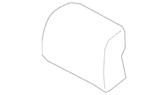 Roll Type Headrest Cover - Left, Right, Front (XLT)