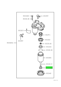 PLUG,WATER SEPARATOR INR 1