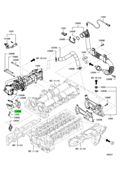 PIPE,EGR VALVE 1