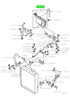 TANK ASSY,RADIATOR CONDENSER 1