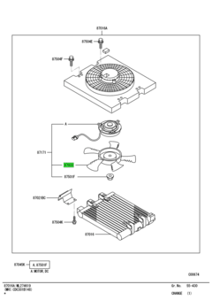 FAN,A/C CONDENSER 1