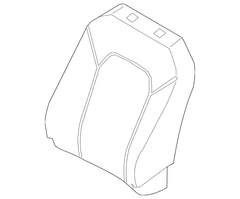 Onyx Seat Cover <br>A used to replace the original equipment back cushion of a vehicles