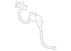 Brake Hydraulic Hose - Left, Front