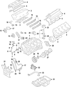 Cylinder Head Includes: Valves And Springs - Right 3.3L