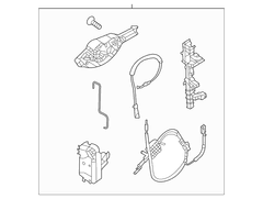 Door Latch - Left, Front