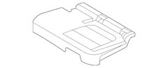 Seat Cover Cushion - Left, Rear