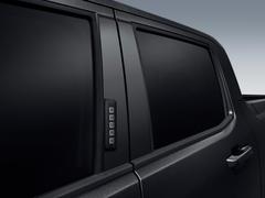 Putco Black Platinum B-Pillar Trim for Vehicles without Factory Keypad