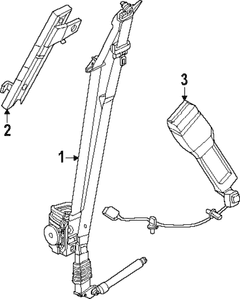 Seat Belt - Left, Front
