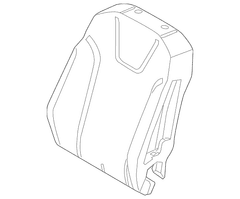 Seat Back Cushion Heating Pad - Left, Front