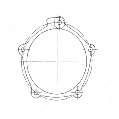 Gasket for Access Drive Hole, S60 14L DDEC IV