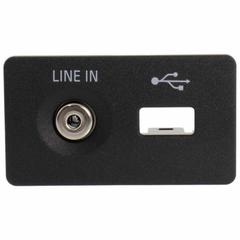 Audio Auxiliary Jack Trim Plate Bezel