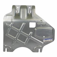 Powertrain Skid Plate Crossmember Shield Engine Oil Drain Plug Access Cover - Front