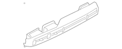 Molding Panel Instrument <br>Instrument Trim - Front, Upper, Outer
