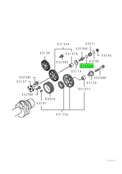 O-RING,TIMING GEAR TRAIN 1