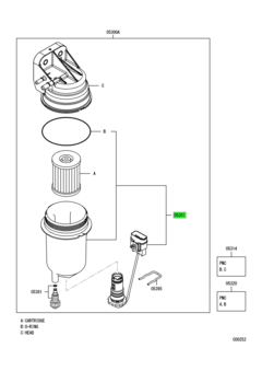 BODY,FUEL FILTER 1
