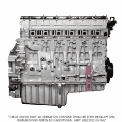 Detroit Diesel DD15 14.8L EPA10 Engine - Front Sump, 472903, Later Models with 6 Lobe Camshaft