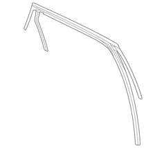 Window Channel Track - Right, Rear