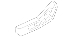 Seat Trim Panel Shield - Left, Front