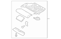 Onyx Seat Frame <br>Seat Base Cushion - Front