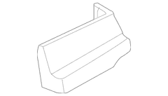 Seat Track Cover Shield - Front