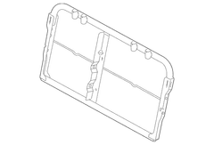 Seat Back Frame Retaining - Left, Rear,