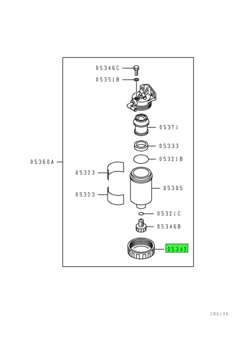 NUT,WATER SEPARATOR 1