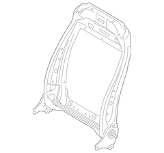 Seat Back Frame - Right, Front