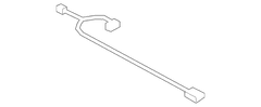 Sunroof Drain Hose Water Tube - Right, Front