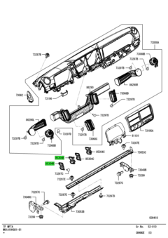 BRACKET,INSTRUMENT PANEL RADIO 2